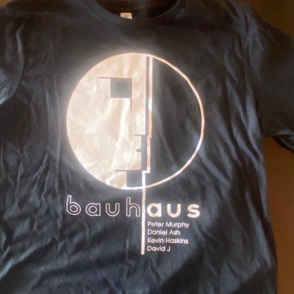 80s new wave band Bauhaus tee shirt
